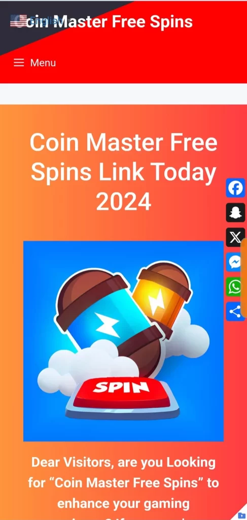 Coin master free spins app 2024